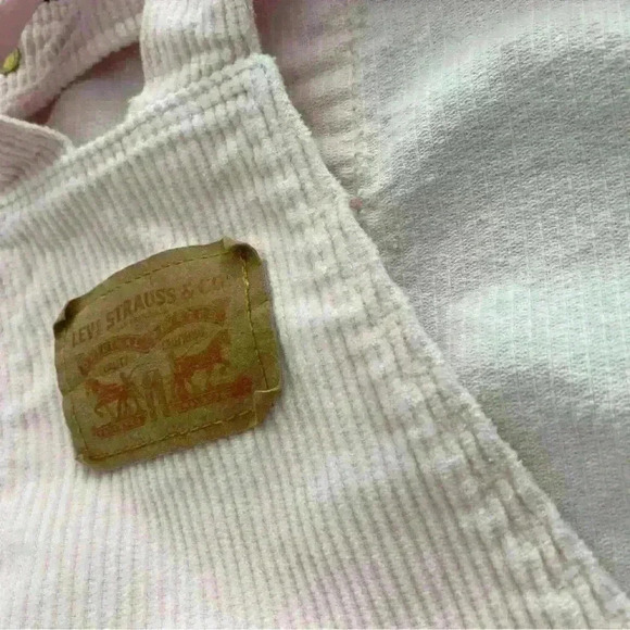 LEVI’S Girls Light‎ Pink Corduroy Jumper - Picture 6 of 9